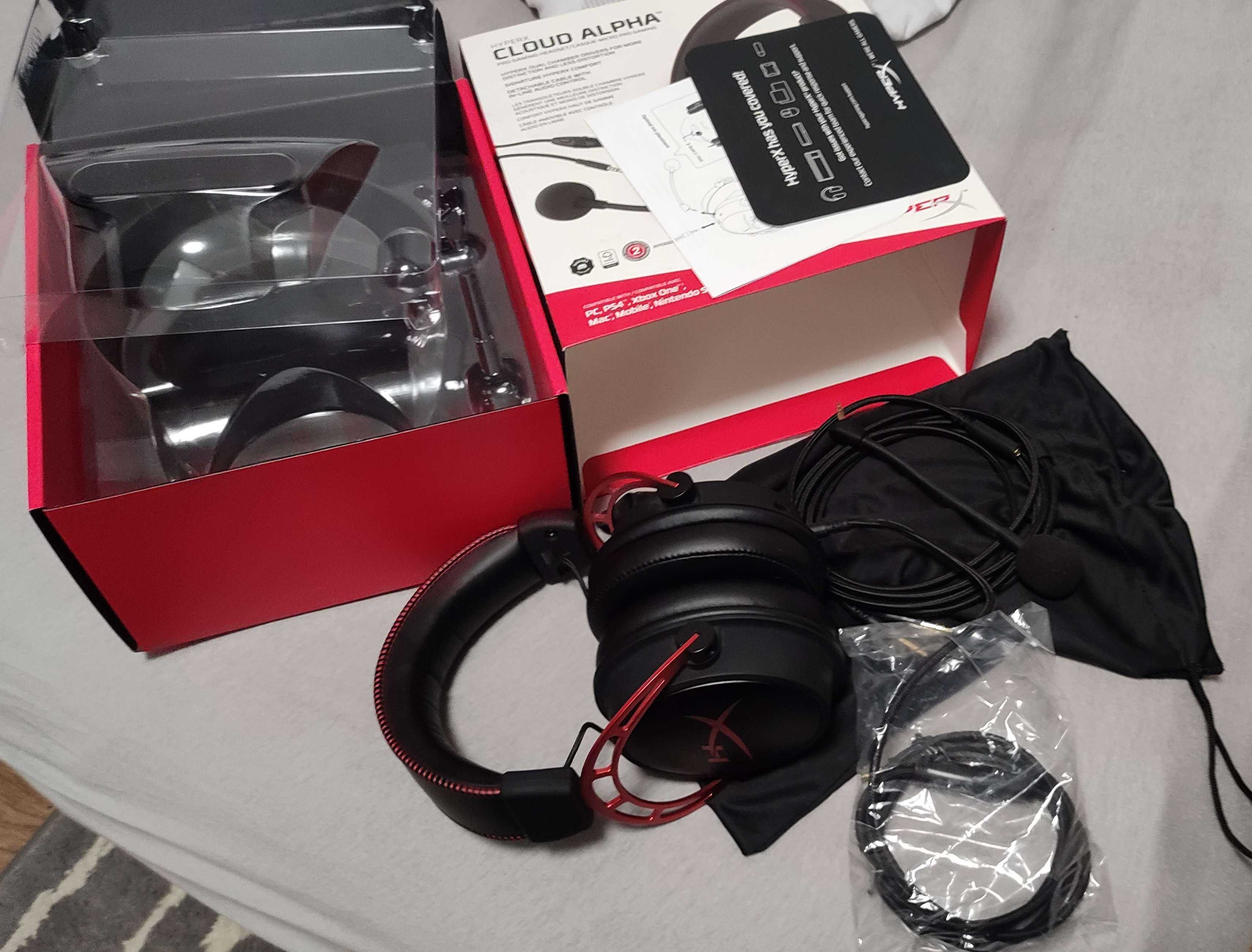 Słuchawki gamingowe HyperX Cloud Alpha