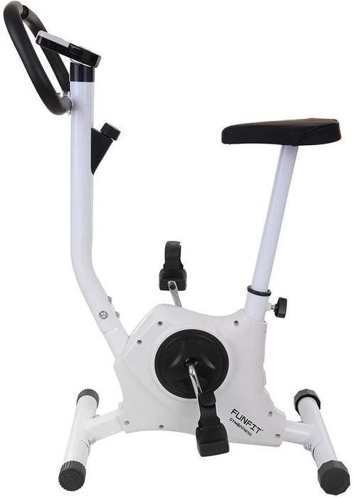 Mechaniczny treningowy rower -biały FUNFIT GYM &FITNESS