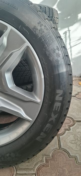 Диски R16 4×100 Шины Nexen Winguard ice plus 205/60 R16 Зима + Колпаки