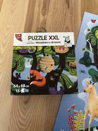 Puzzle „Mieszkańcy drzewa” Kapitan Nauka 3-4 lata