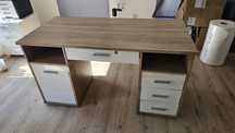 Biurko dąb sonoma 137×66.5 wys. 74