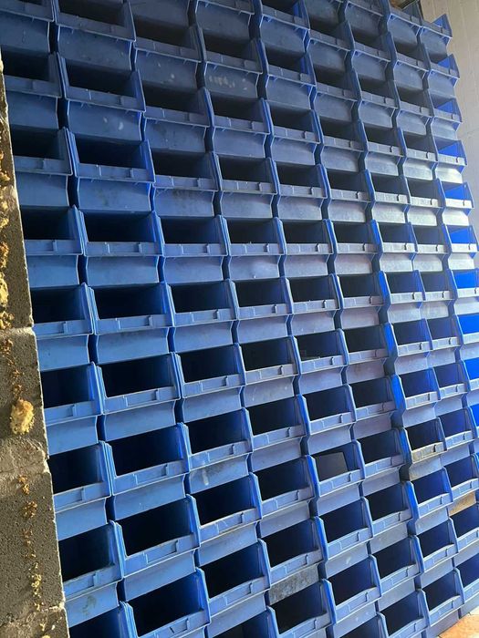 ящики для складу, палетні стелажі, поличкові, полочные, нові та бу