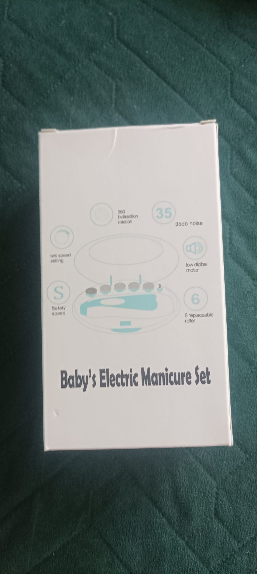 Baby's electric manicure set