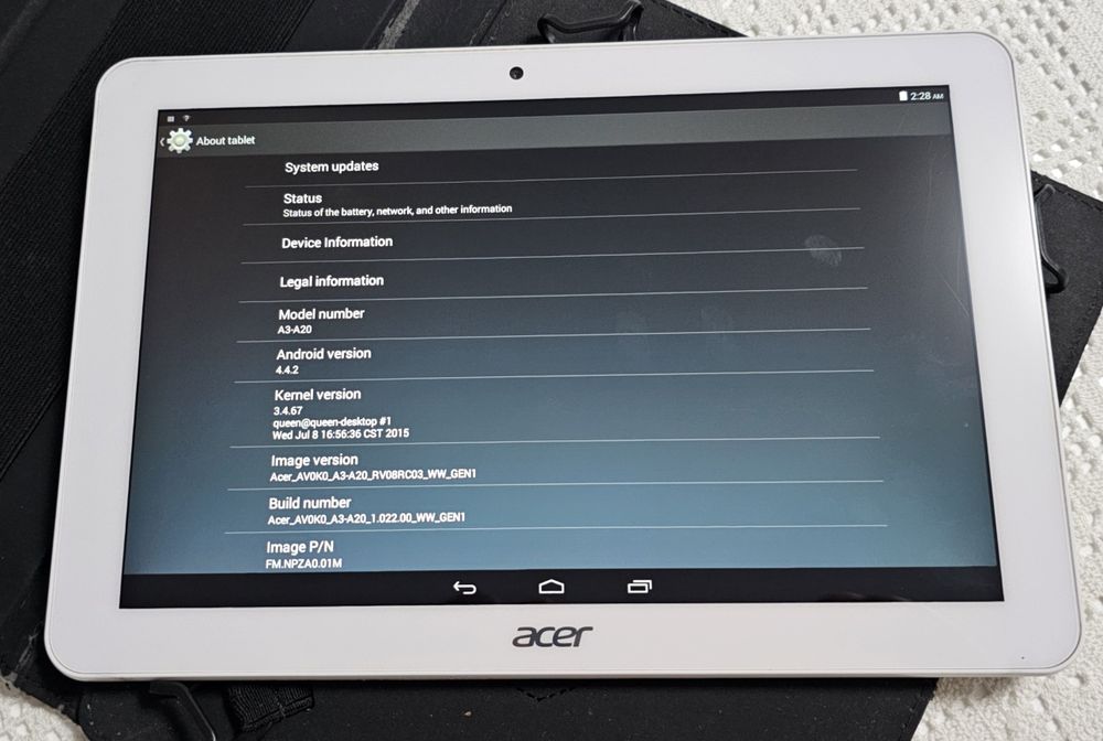 Tablet Acer A3 A20