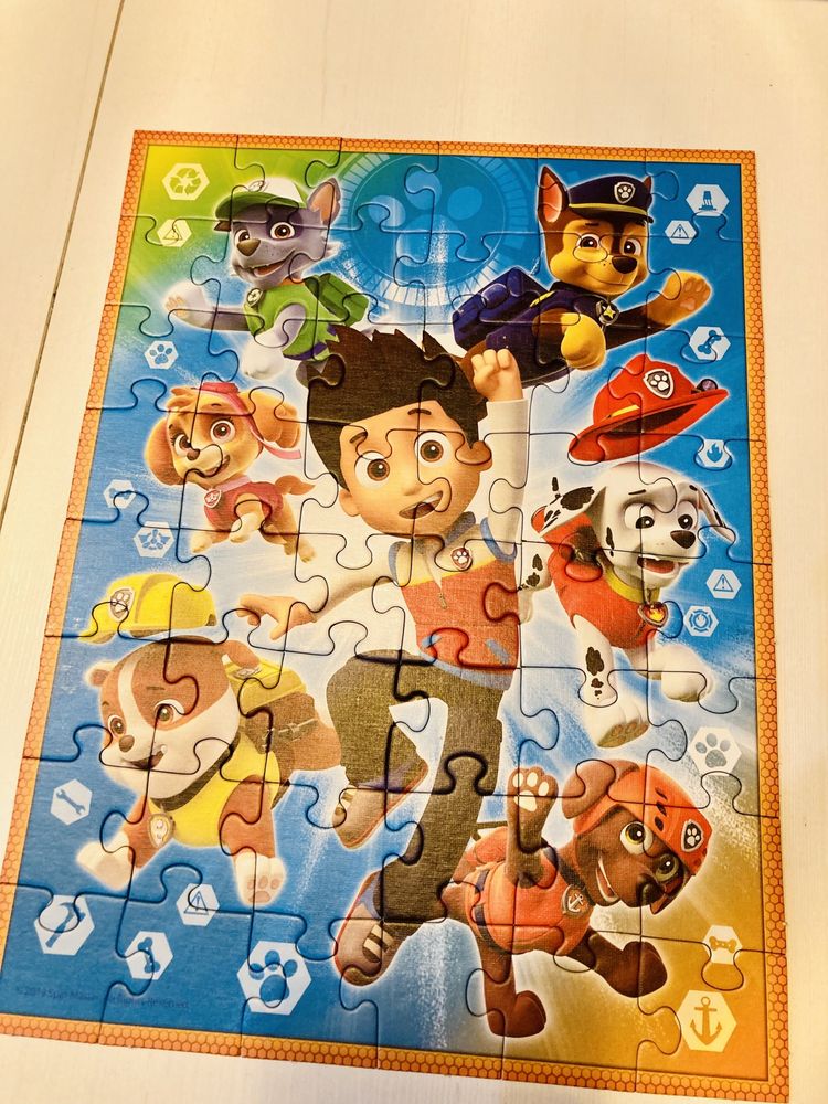 Psi patrol paw patrol zestaw puzzli puzzle