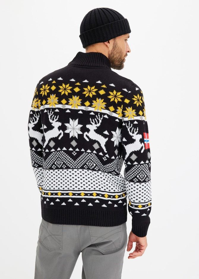 B.P.C sweter męski w norweski wzór r.L