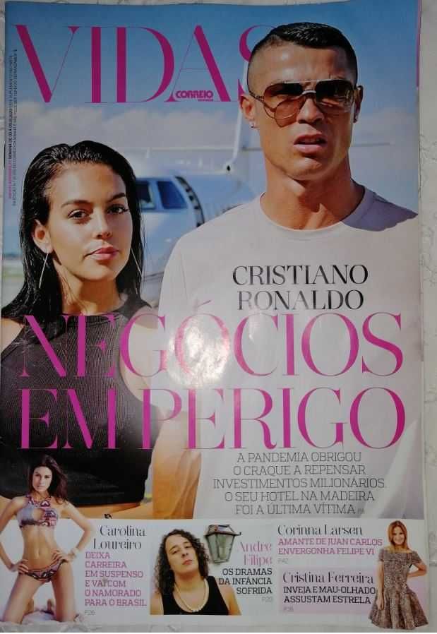 8 Revistas diversas sobre Cristiano Ronaldo - CR7 LOTE 1