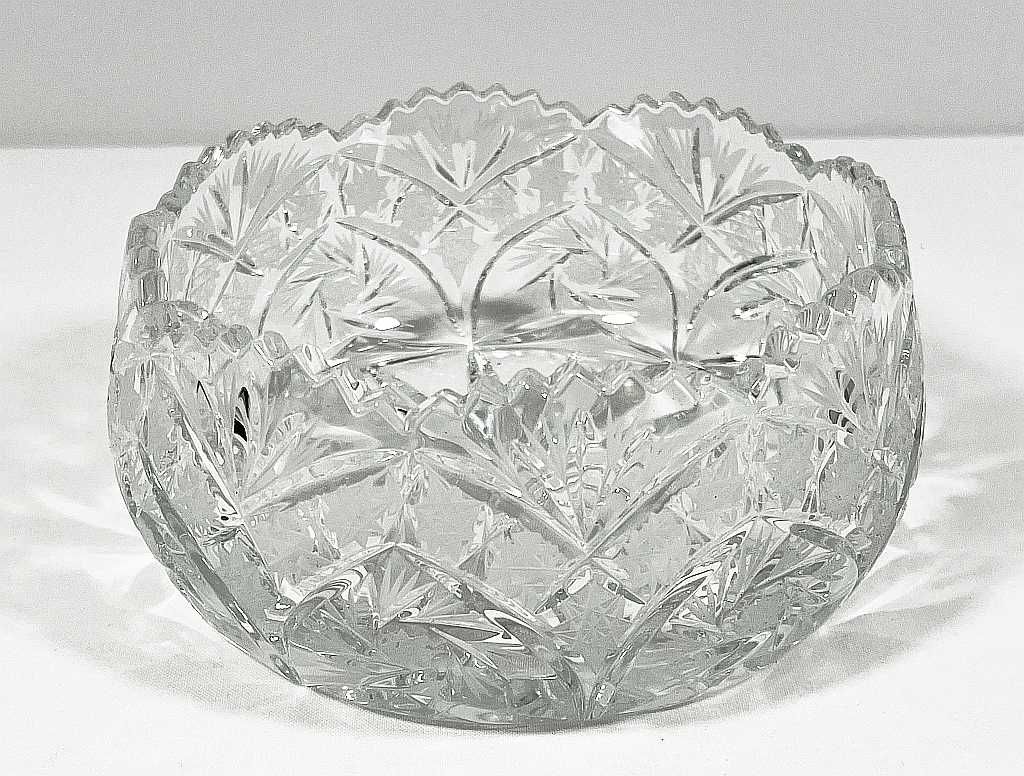 Miska kryształowa ciężka 14/16 cm