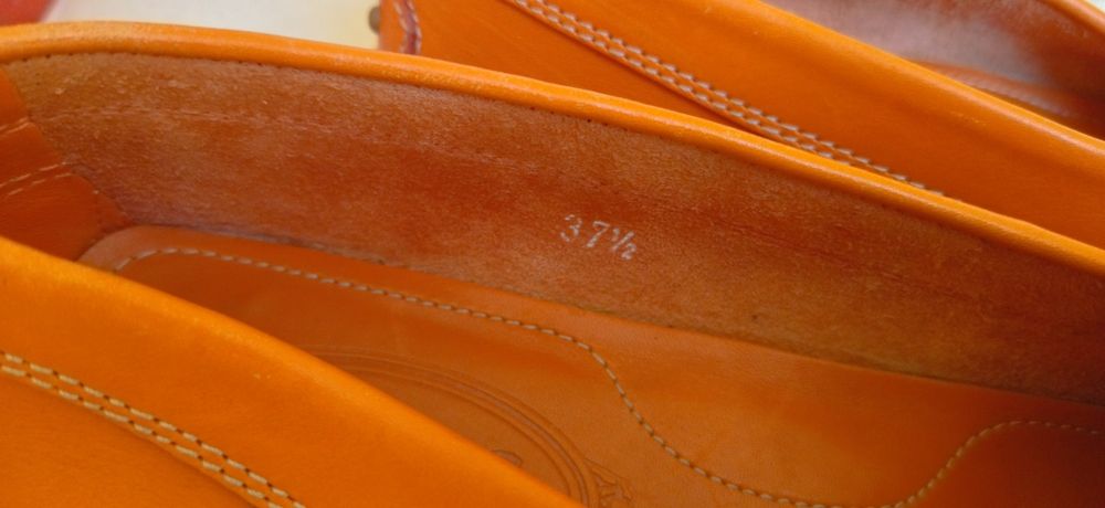 Sapatos Tods cor laranja