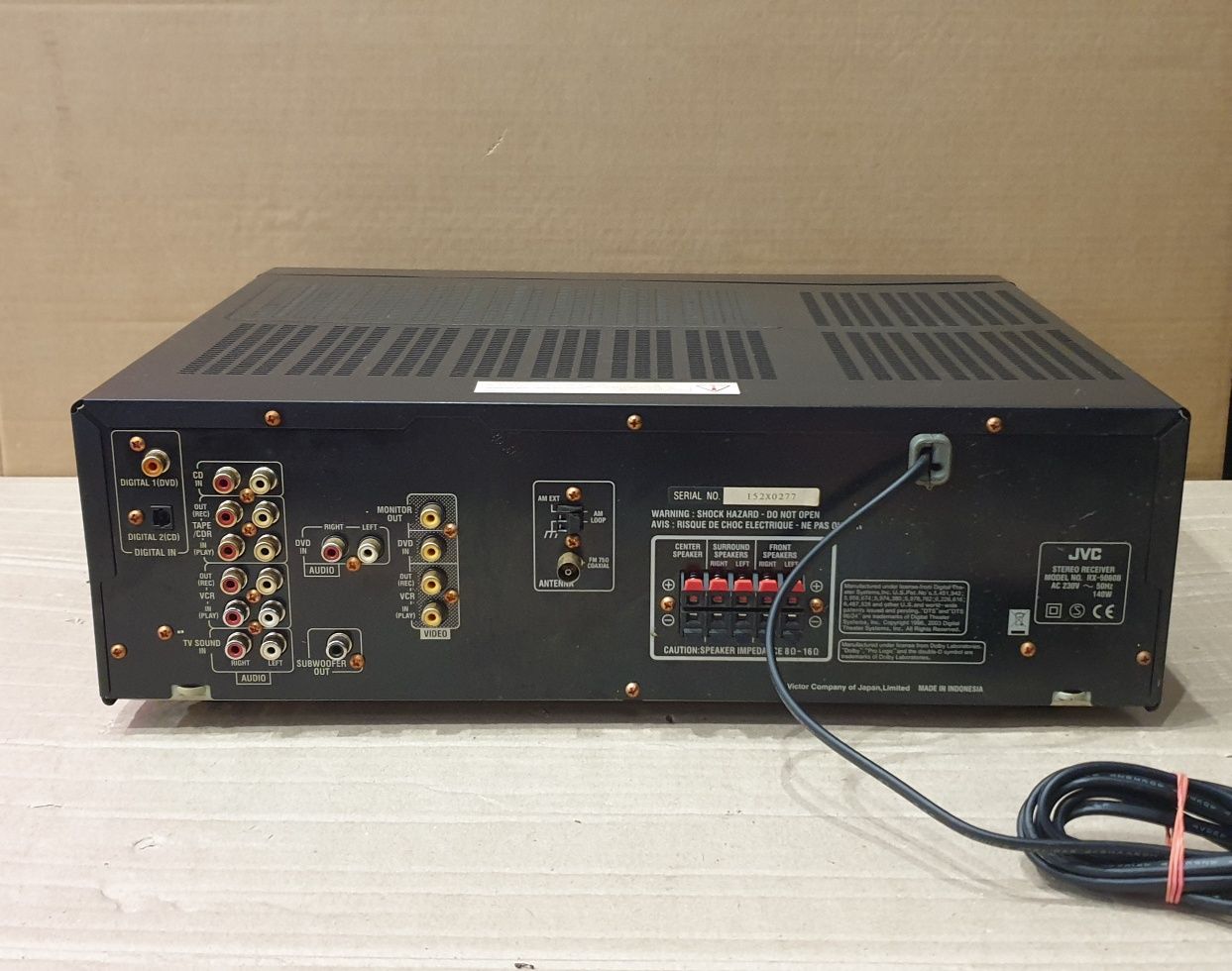 JVC RX-5060 5.1 receiver optical