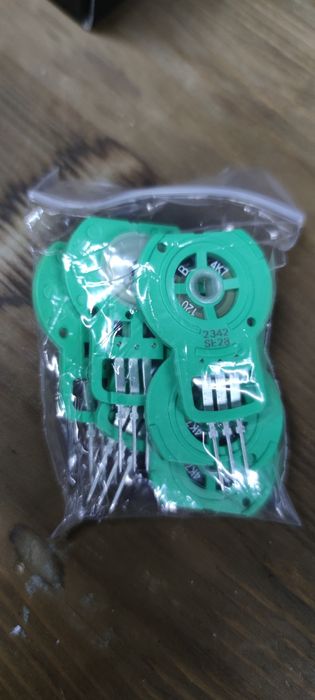 Потенціометр заслінки пічки (зелені)