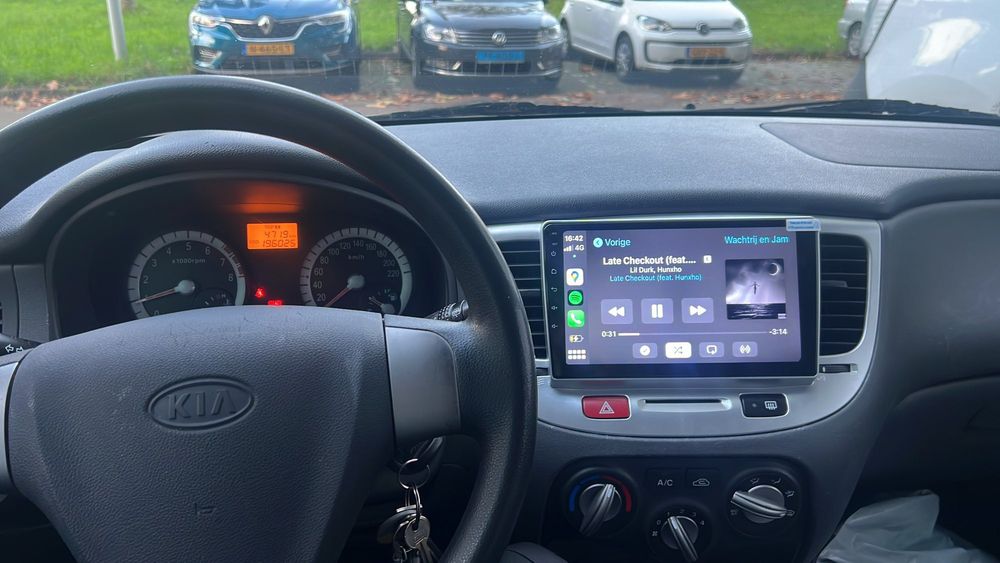 Rádio Android Kia Rio 2005 a 2011 CARPLAY WIFI GPS 2/32GB BT novo