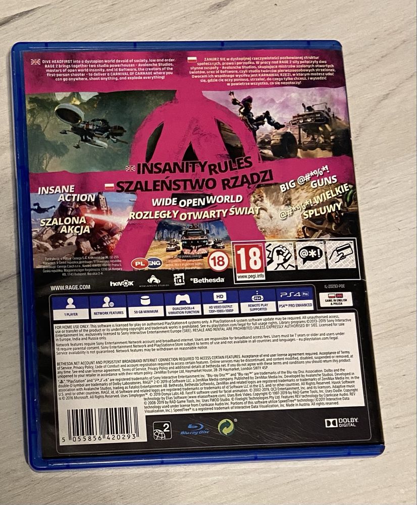 Gra PS4 Rage 2 pl