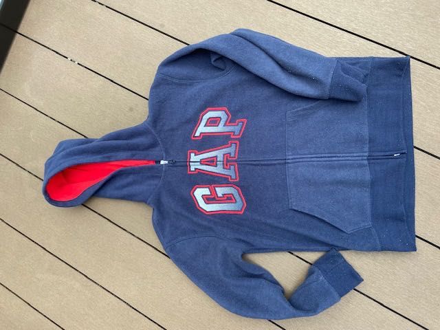 Bluza chłopięca GAP zapinana na zamek z kapturem xl