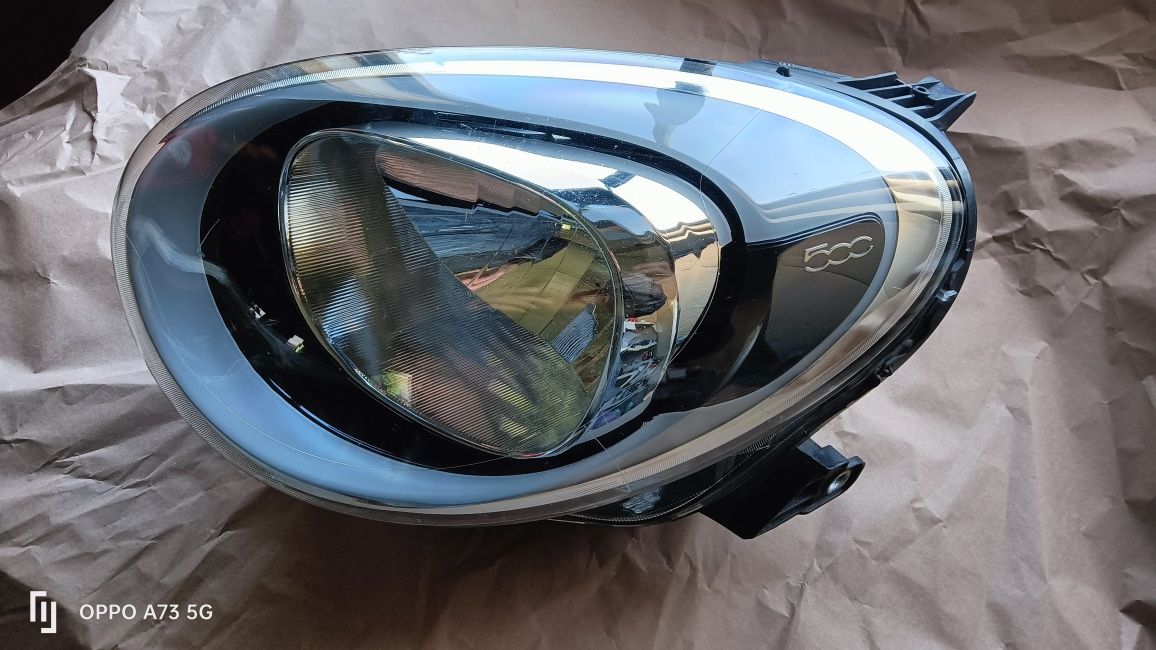 Farol Fiat 500 x ótica esquerda óptica 2019