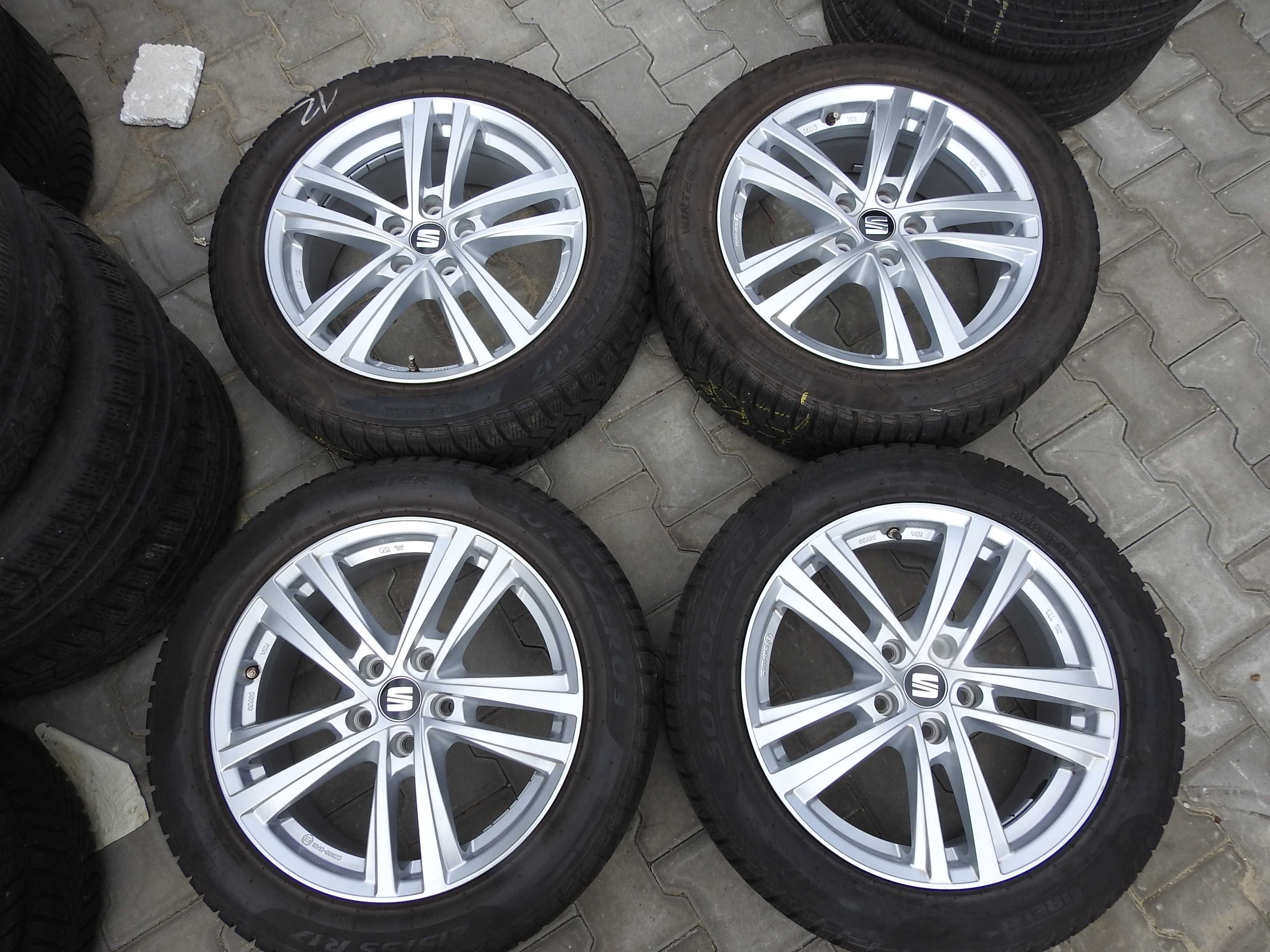 4x SEAT OE - Felgi aluminiowe ET45 17" 5x112 Super STAN