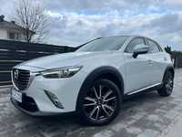 Mazda CX-3 2.0*SPORTLINE*4x4 AUTOMAT F1 FULL LED Navi Keyless Skóra Kamera HeadUP