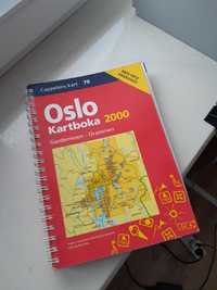 Oslo Gardermoen Drammen mapa atlas 2000