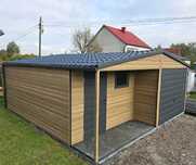 Garaż Blaszany 6x6 6x7 4x6 Blachodachówka Profil garaze drewnopodobne