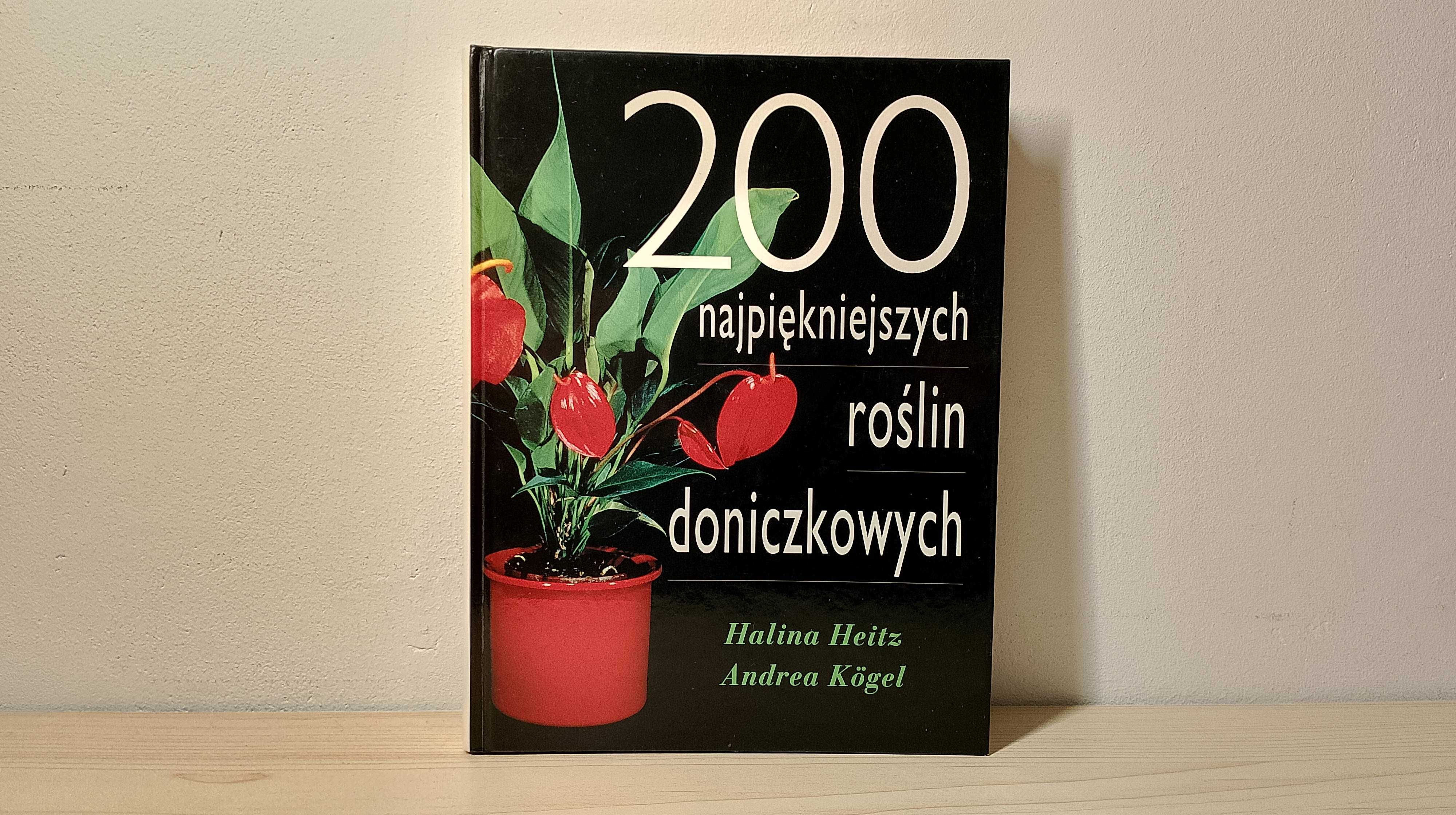 Książka. 200 Najpiękniejszych Roślin Doniczkowych, 1995 rok.