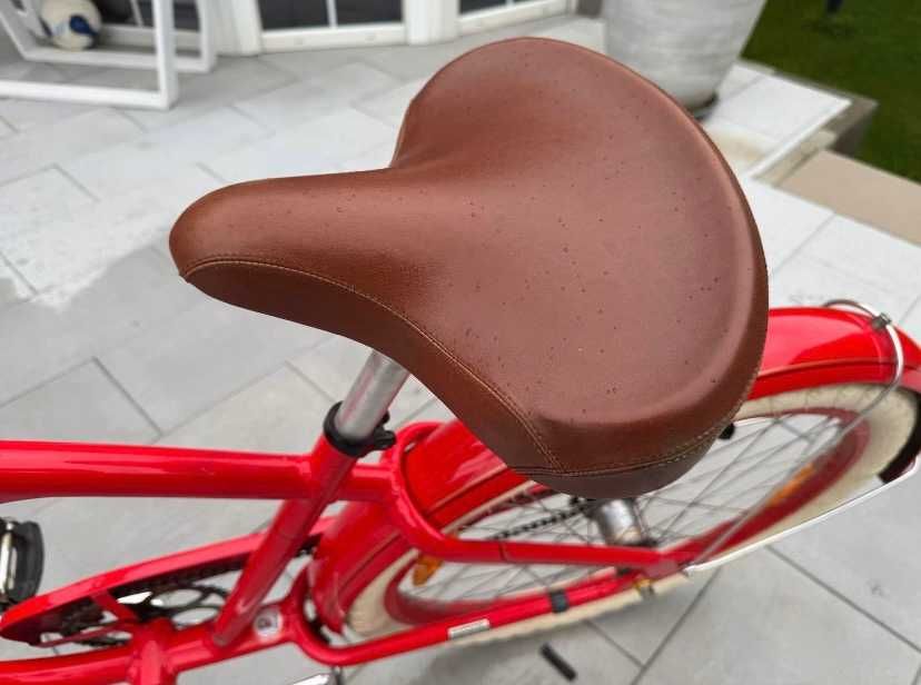 GDAŃSK ROWER ELECTRA INDY 3i USA Cruiser Miejski Stylowy Czerwony