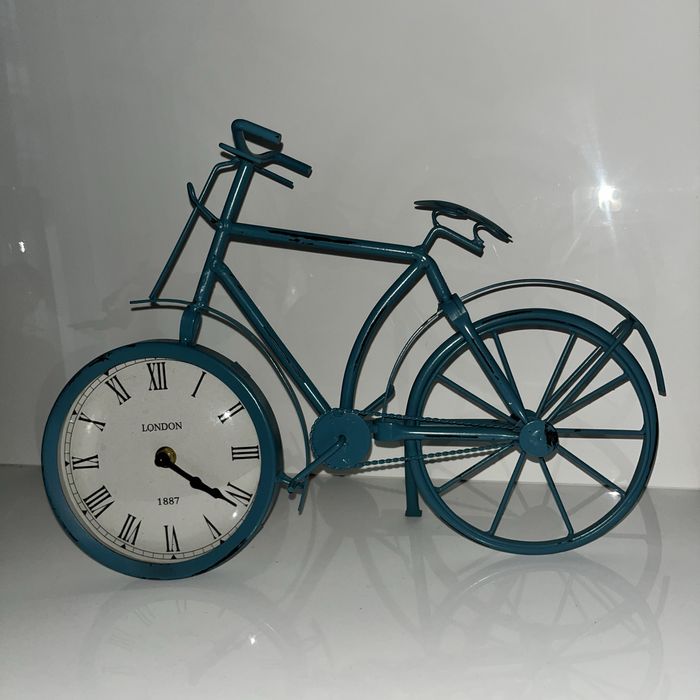 Rower zegar, dekoracja
