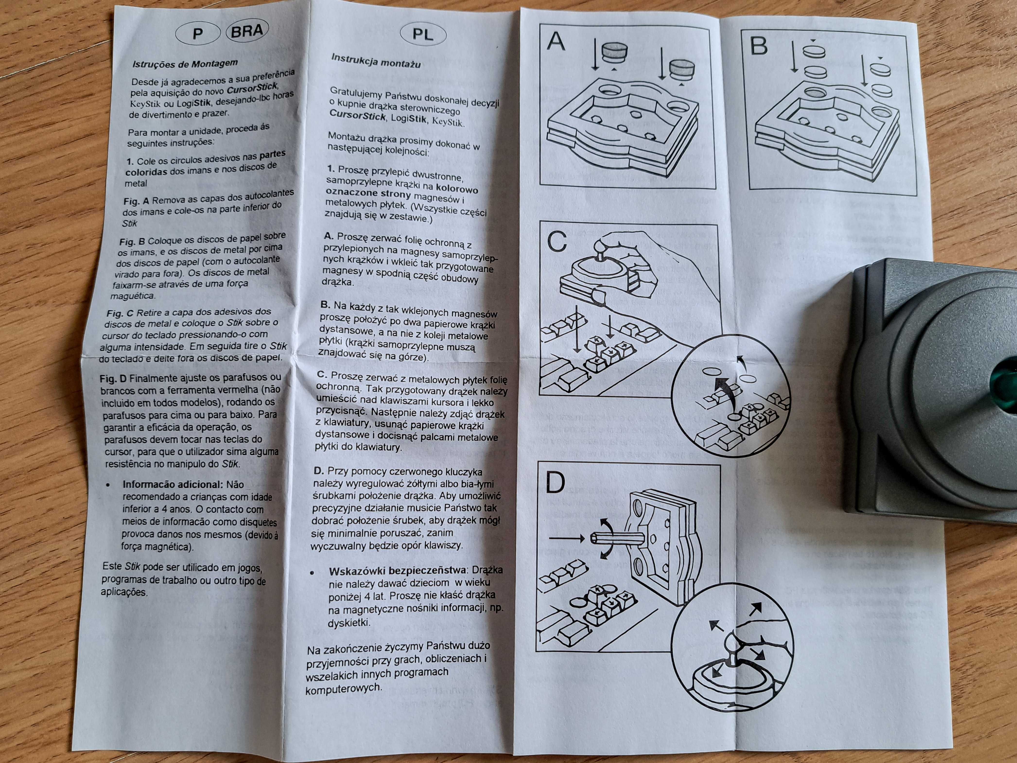 Joystick na klawiaturę (Keystick).