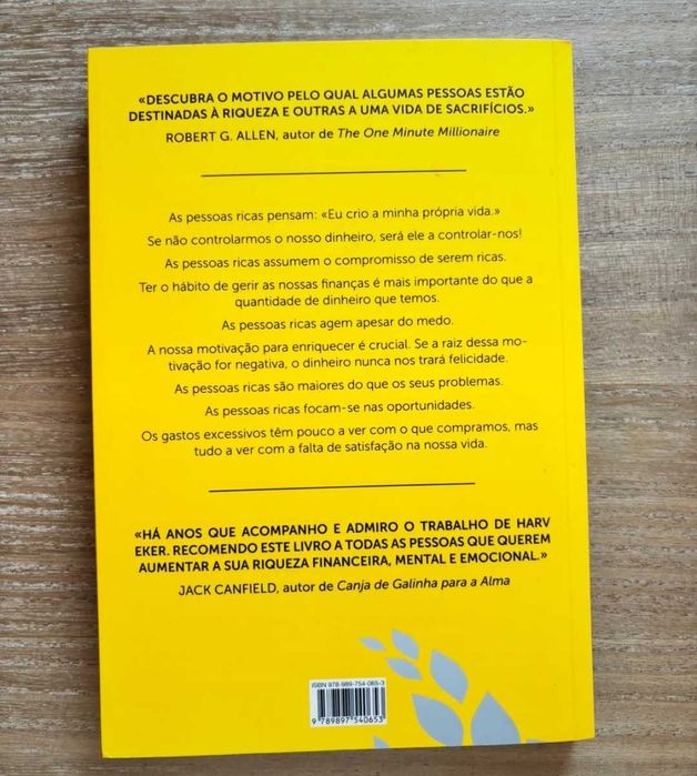 T. Harv Eker - Segredos Mente Milionária  (Novo- portes gratuitos)