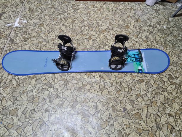 Deska snowboardowa Burton 160cm z wiązaniami Ride