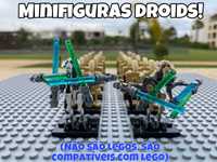 Minifiguras Droids (Não sao legos originais, Sao compativeis Com Lego)