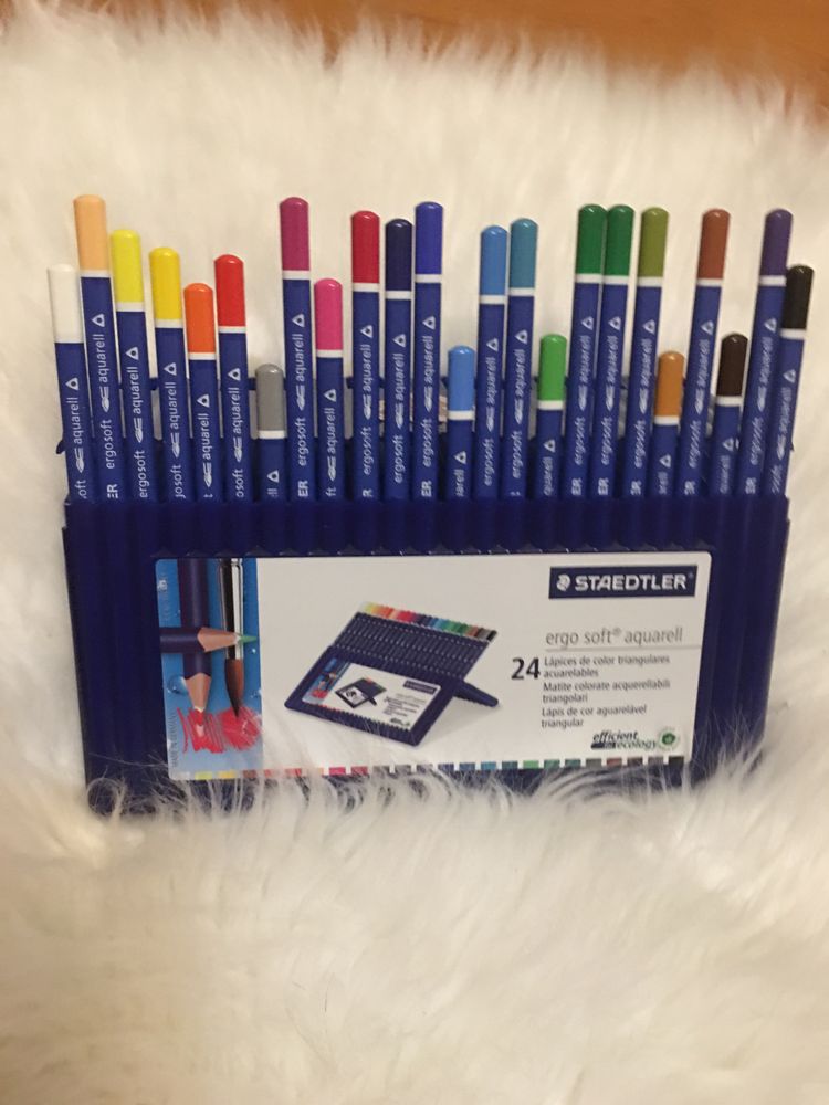 Material Escolar de 24 Lapis de Cor da Staedtler