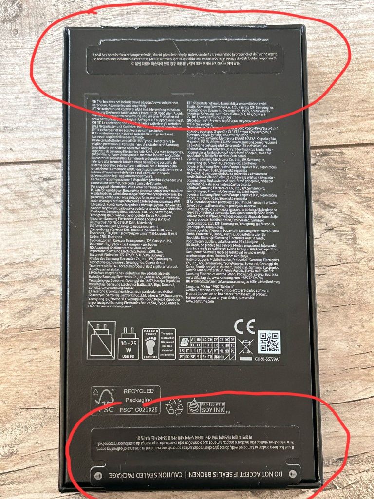 8 sztuk Naklejka zabezpieczająca Samsung Galaxy S24, S24+, S24 ULTRA