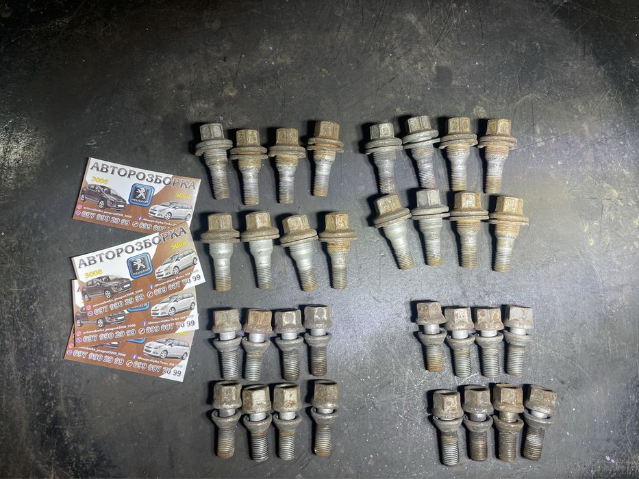 Болт колеса Пежо 3008 5008 Болт на титани Пежо 3008 5008