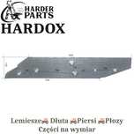 Płoza długa Kuhn HARDOX 278076/P części do pługa 2X lepsze niż Borowe