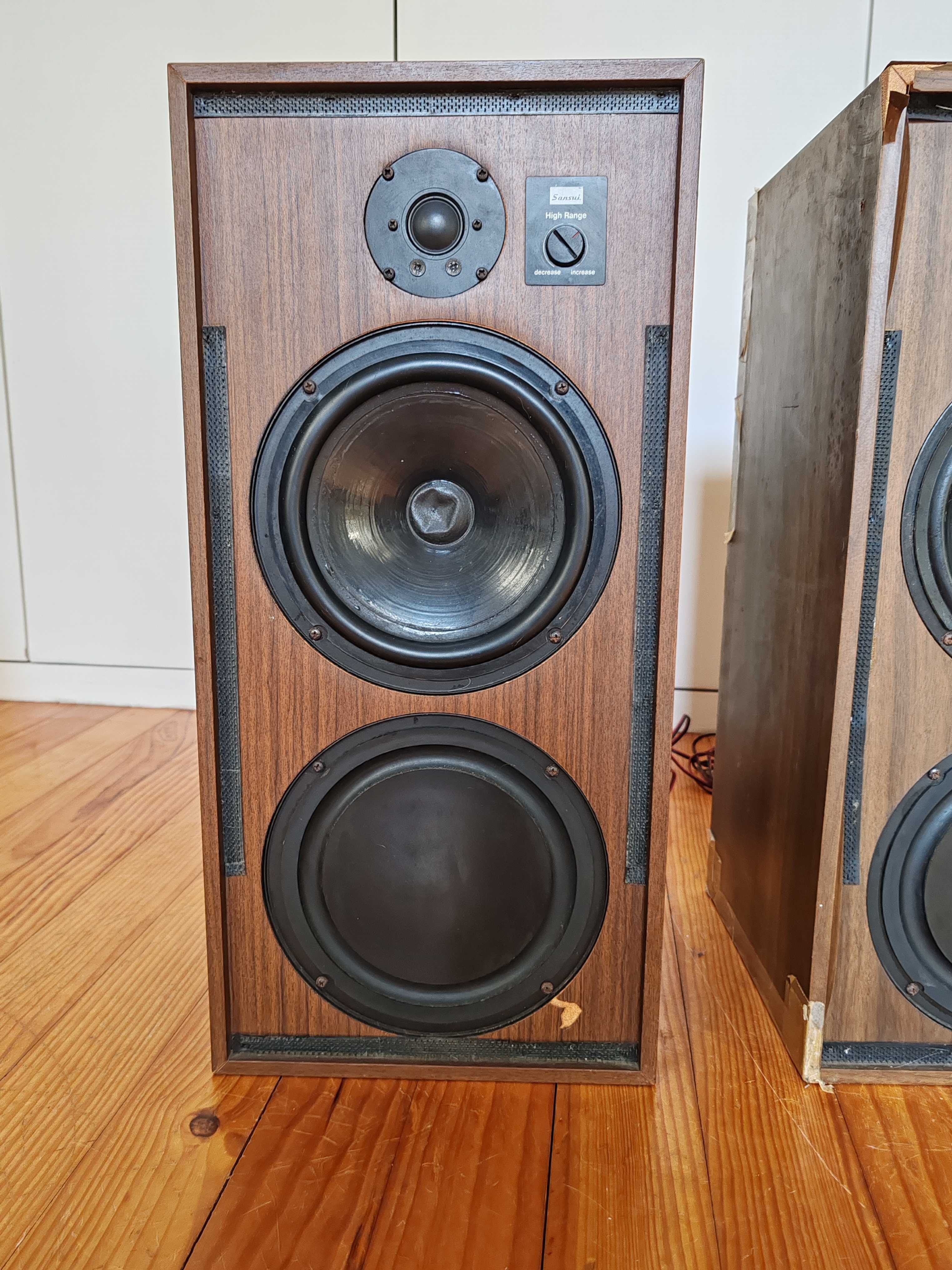 Colunas Sansui ES-207 vintage