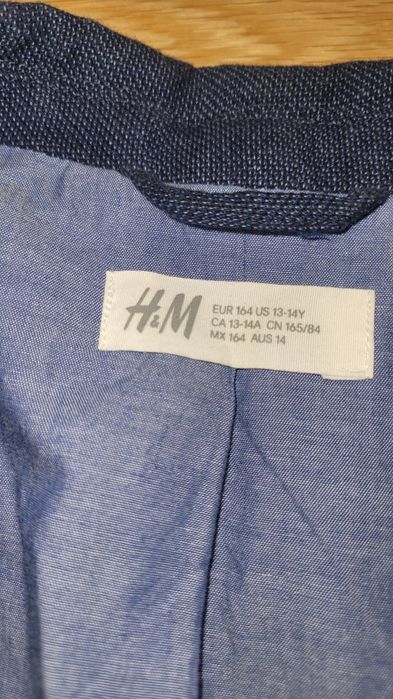 Marynarka 164 h&m , granat, stan bardzo dobry