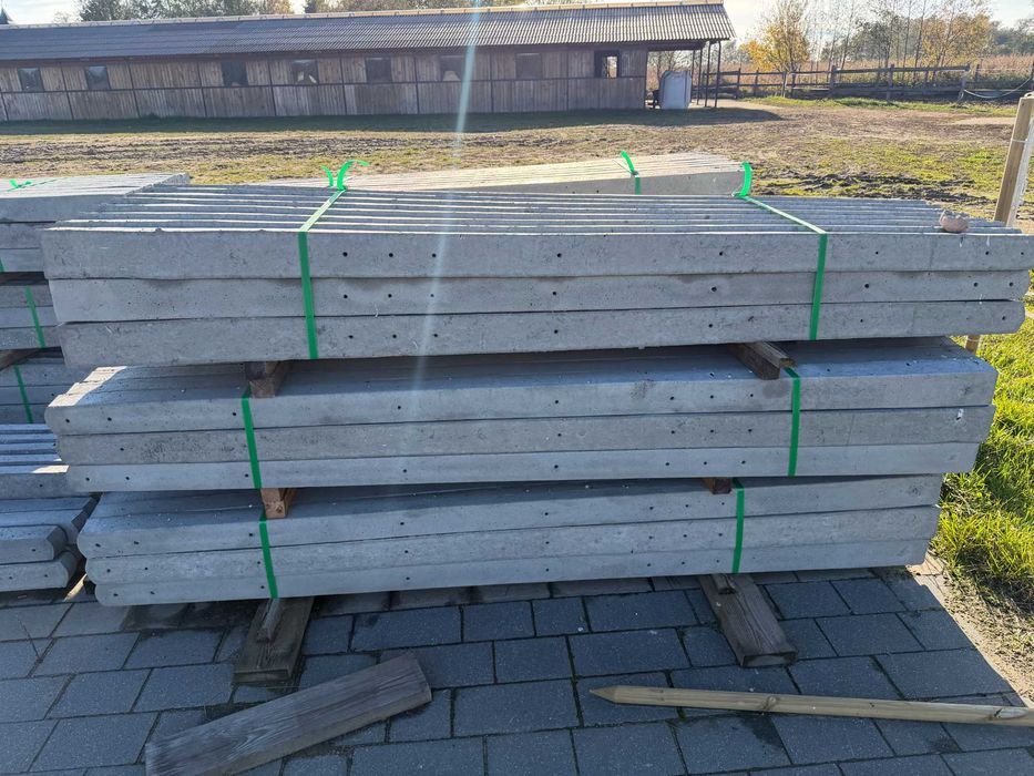 Słupki ogrodzeniowe betonowe zbrojone