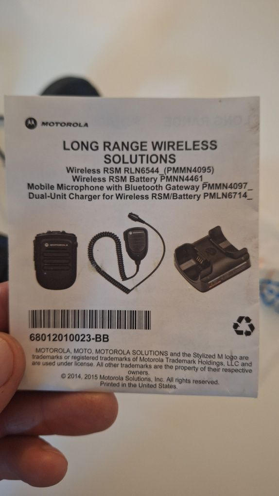 Bezprzewodowy mikrofonoglośnik Motorola bluetooth