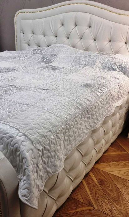 ŁÓŻKO 160*200 Premium Glamour +  Ławka