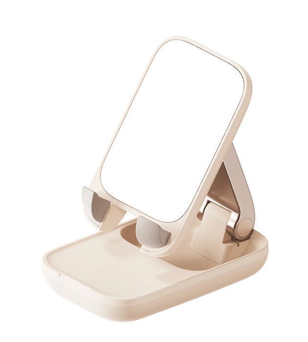 Regulowany stojak na telefon z lusterkiem Baseus Seashell Series