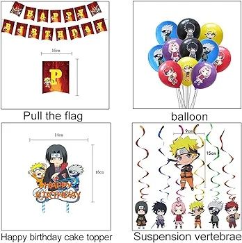Zestaw urodzinowy Naruto