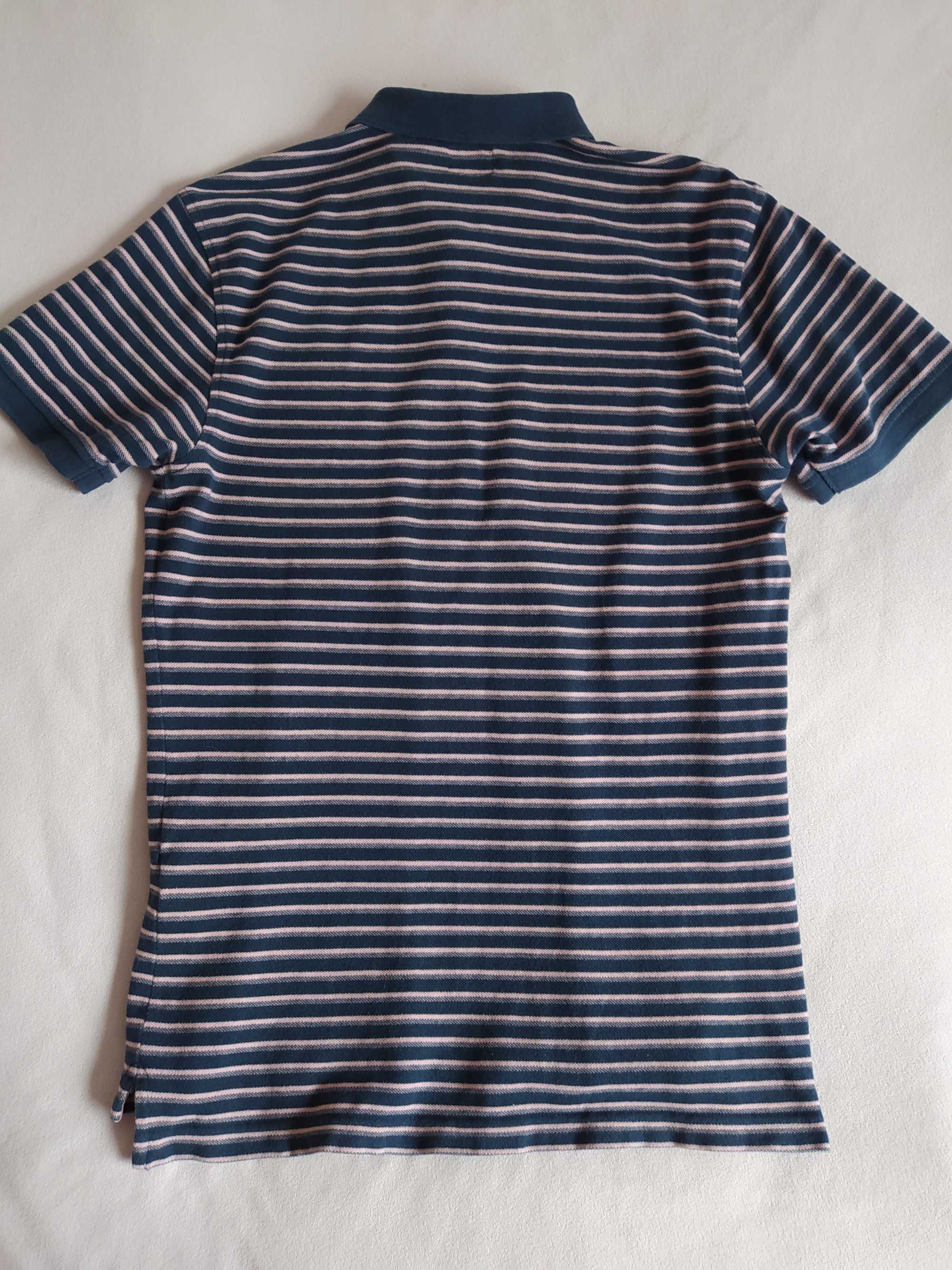 Koszulka polo Levis r. M/L bawełna pique paski