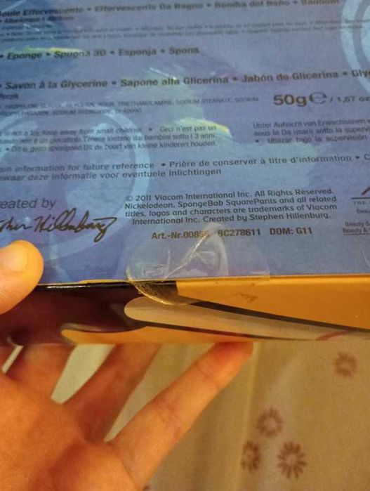Kit de banho do SpongeBob