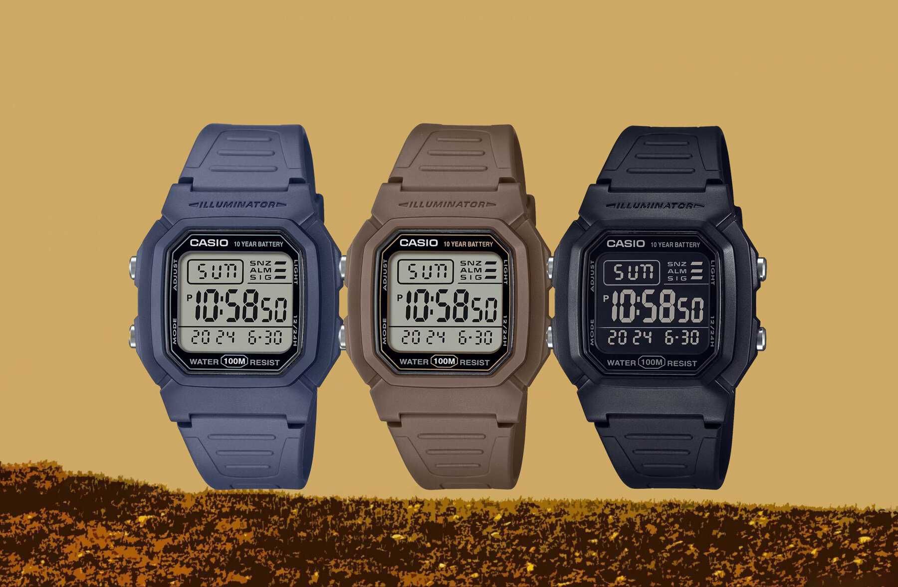 Zegarek męski CASIO W-800H-5A KLASYKA + BOX