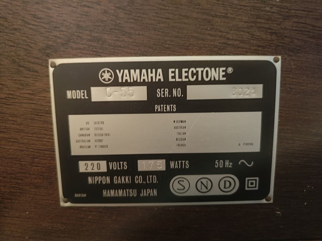 Yamaha Electone C55