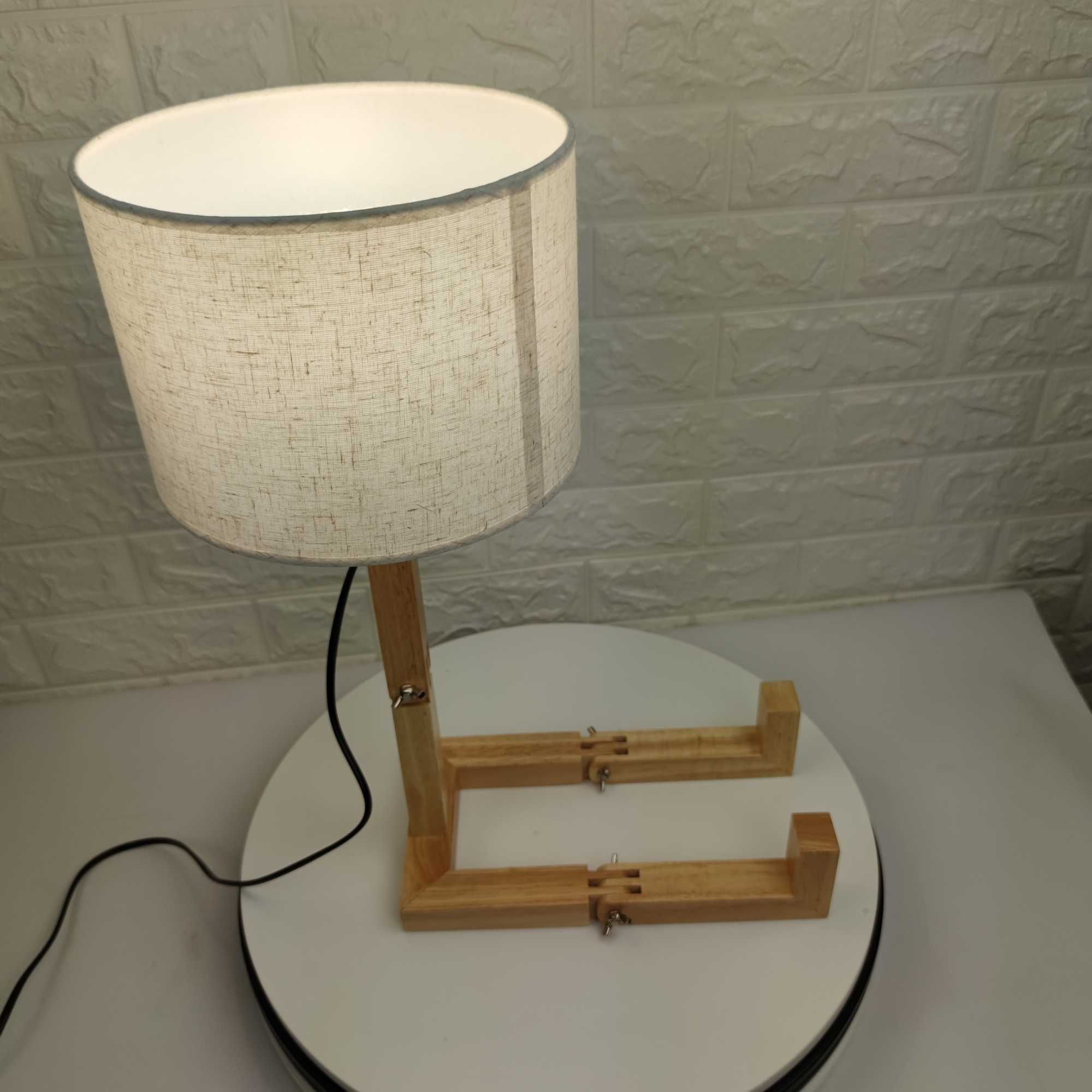 Настільна лампа у стилі мінімалізм лофт абажур підставка