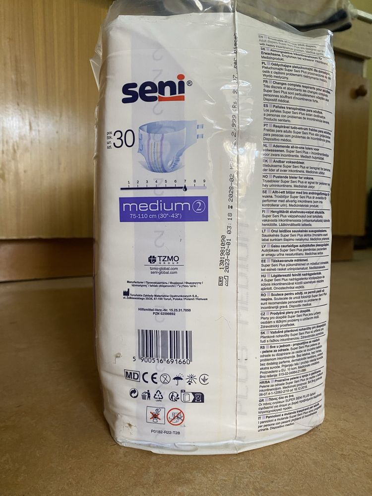 Pieluchomajtki super seni plus