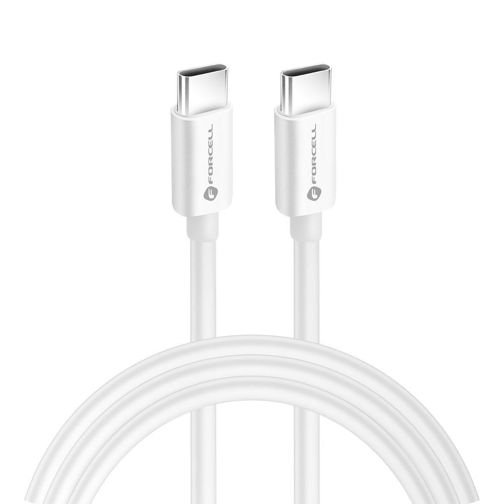 FORCELL F-ENERGY C339 kabel Typ C do Typ C PD QC4.0 5A 100W 2 m biały
