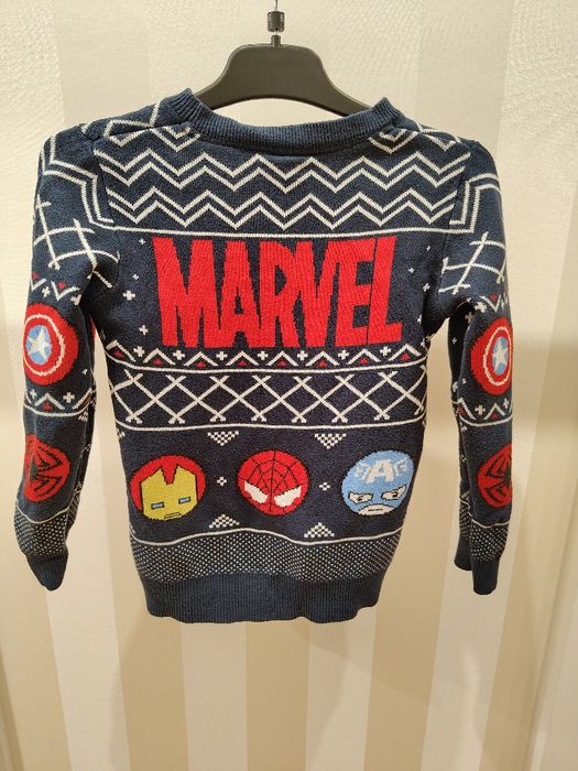 Świąteczny sweterek MARVEL C&A rozm. 116