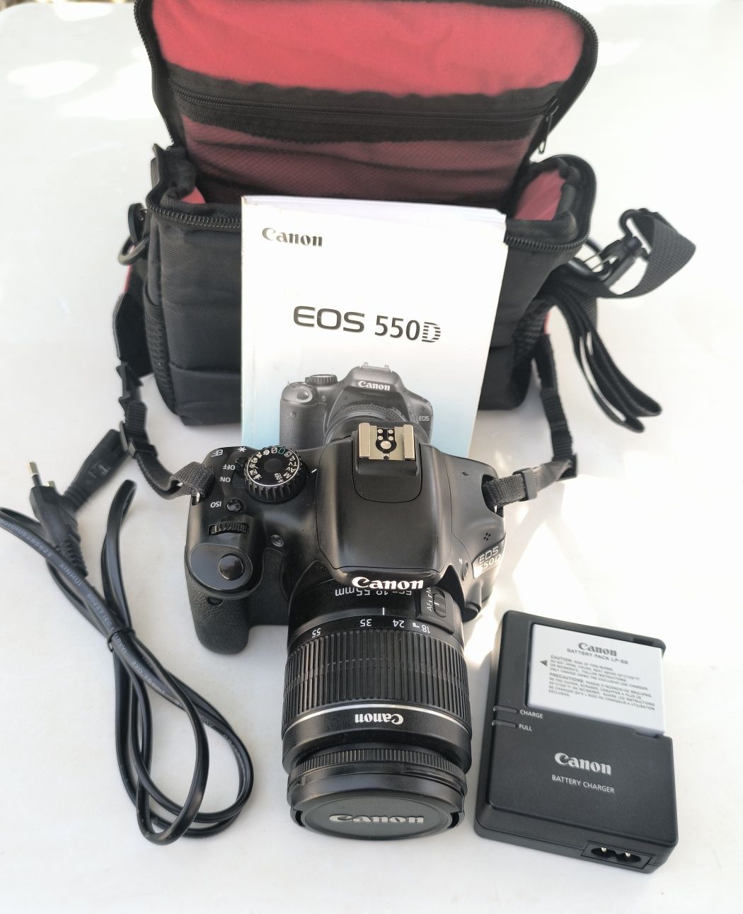 Câmera Canon 1200D ( 550D/T2i )+lente 18-55 +64gb +Bolsa